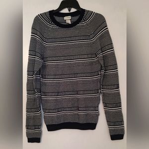 H&M Navy and White sweater